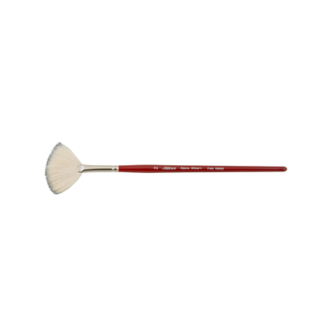 Alpine White™ Fan Paintbrush | Short Handle | 5504S - Size 2