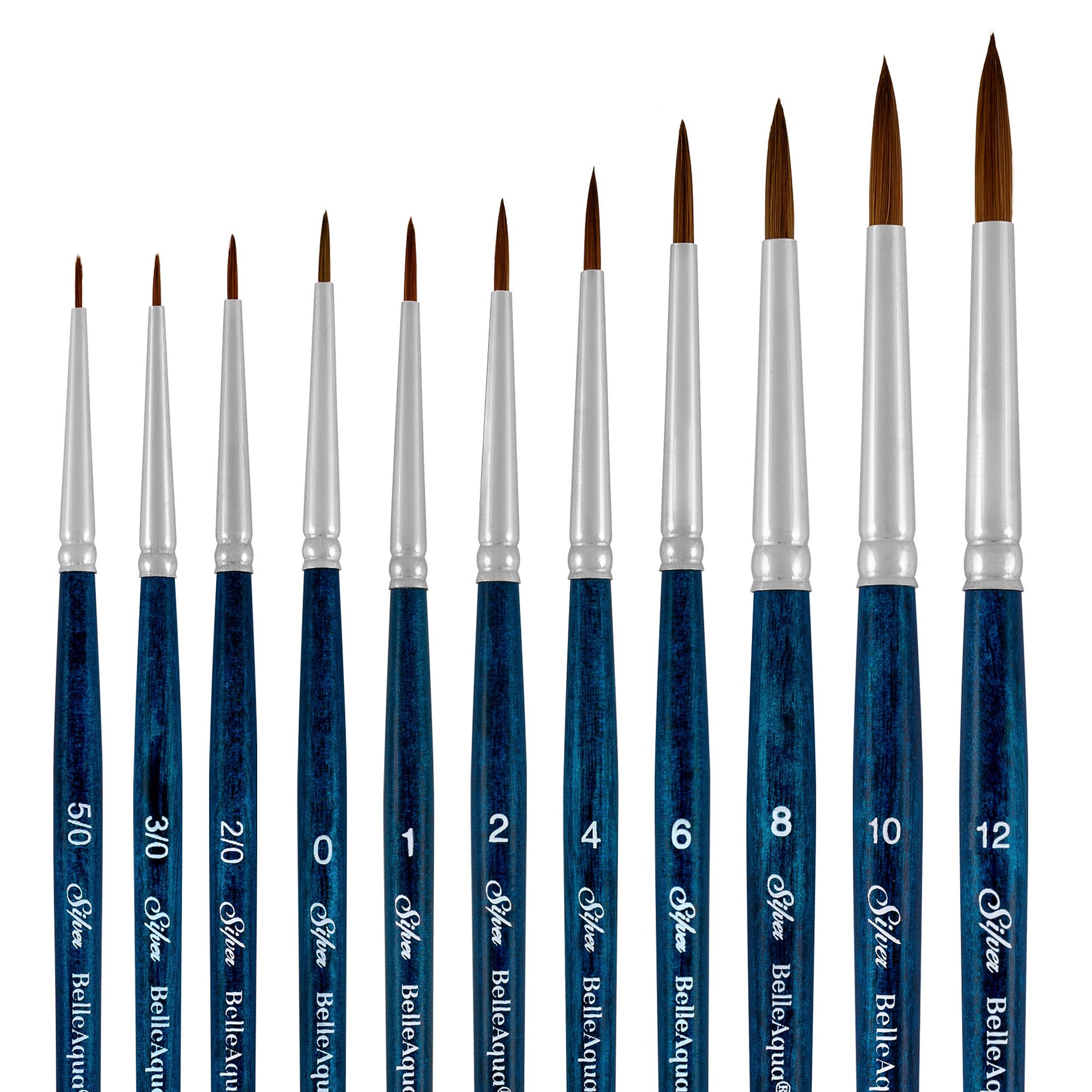 BelleAqua® 11pc Endless Expression Set | Short Handle | BA-2751S - Endless Expression-Round Set