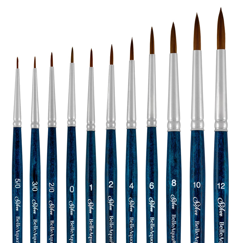 Silver Brush BelleAqua® 11pc Endless Expression Set | Short Handle | BA-2751S