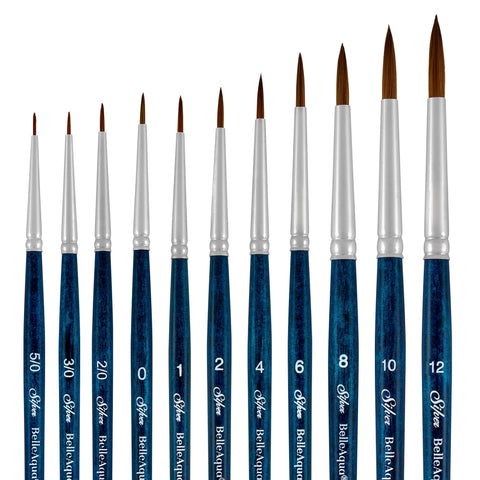 BelleAqua® 11pc Endless Expression Set | Short Handle | BA-2751S - Endless Expression-Round Set