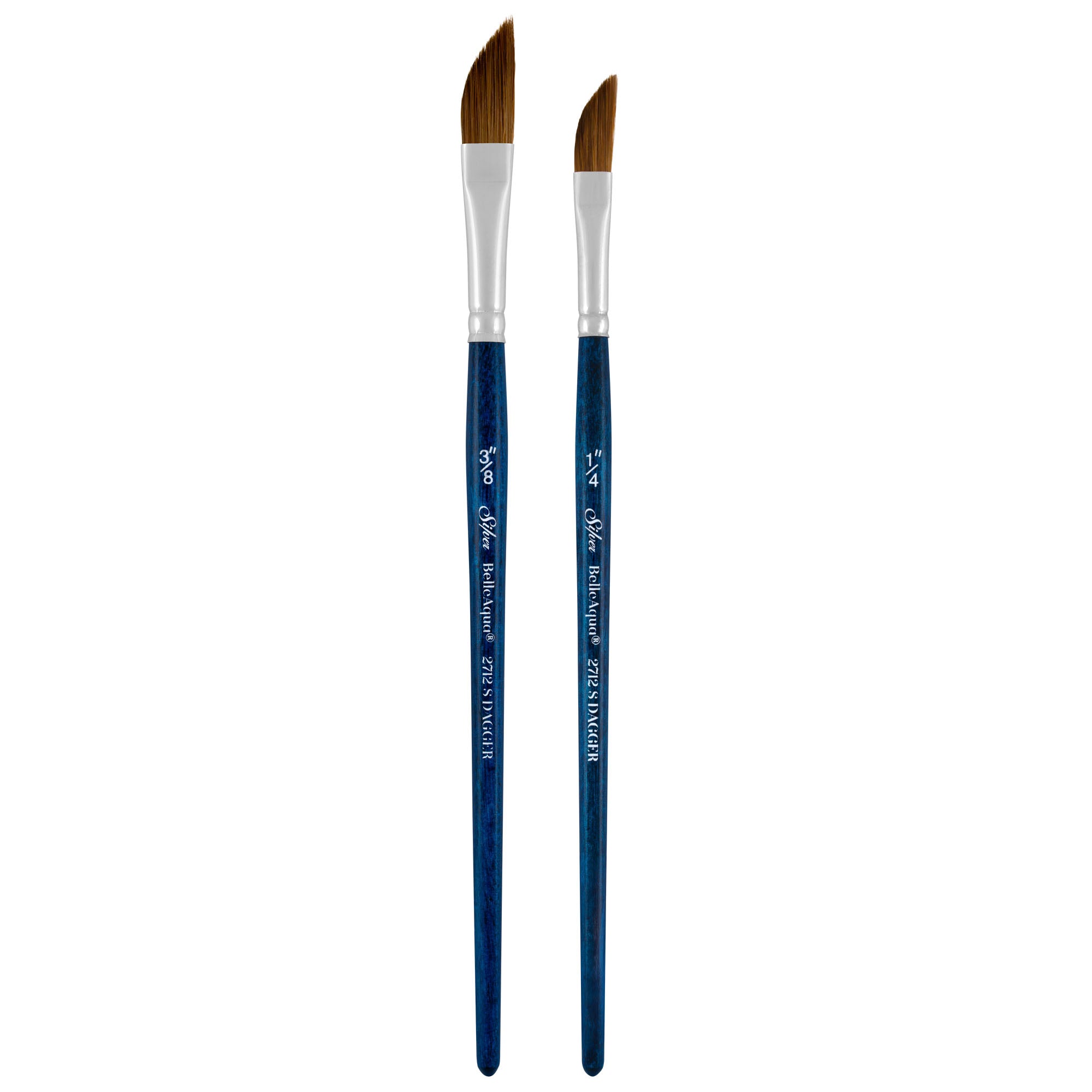 BelleAqua® 2pc Dagger Striper Set | Short Handle | BA-2761S - Dagger Striper Set