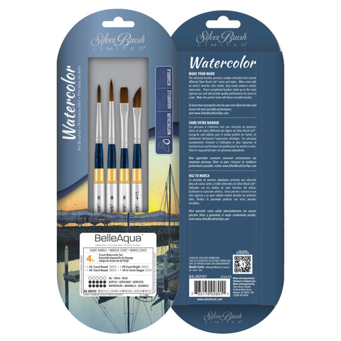 BelleAqua® 4 pc SH Travel Set | BA-2801ST - Travel Set