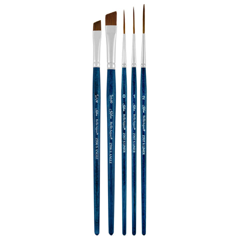 BelleAqua® 5pc CertaTouch Set | Short Handle | BA-2755S - Angles & Liners Set