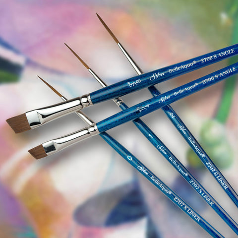 BelleAqua® 5pc CertaTouch Set | Short Handle | BA-2755S - Angles & Liners Set