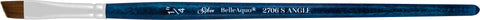 BelleAqua® Angle Paintbrush | Short Handle | 2706S - Size 1/4