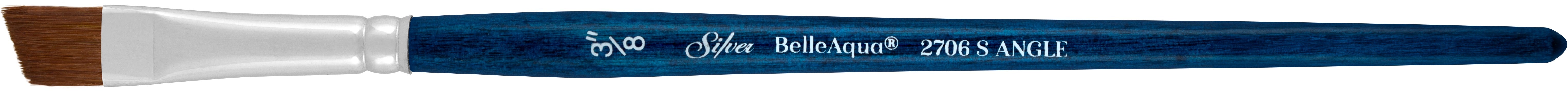 BelleAqua® Angle Paintbrush | Short Handle | 2706S - Size 3/8