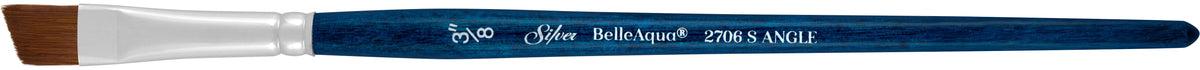 BelleAqua® Angle Paintbrush | Short Handle | 2706S - Size 3/8