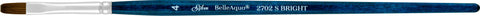 BelleAqua® Bright Paintbrush | Short Handle | 2702S - Size 4