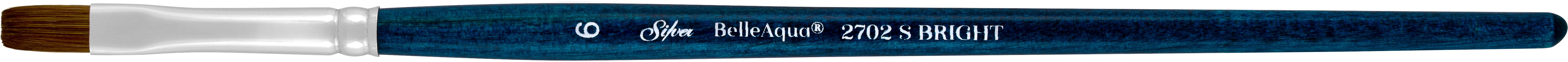 BelleAqua® Bright Paintbrush | Short Handle | 2702S - Size 6