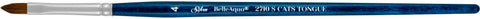 BelleAqua® Cats Tongue Paintbrush | Short Handle | 2710S - Size 4