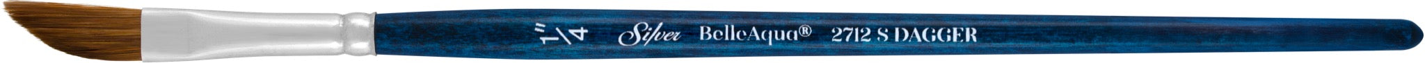 BelleAqua® Dagger / Sword Paintbrush | Short Handle | 2712S - Size 1/4