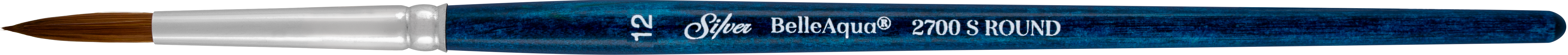 BelleAqua® Round Paintbrush | Short Handle | 2700S - Size 12