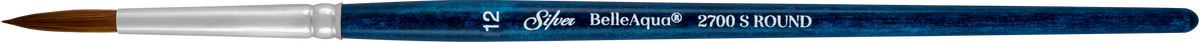 BelleAqua® Round Paintbrush | Short Handle | 2700S - Size 12