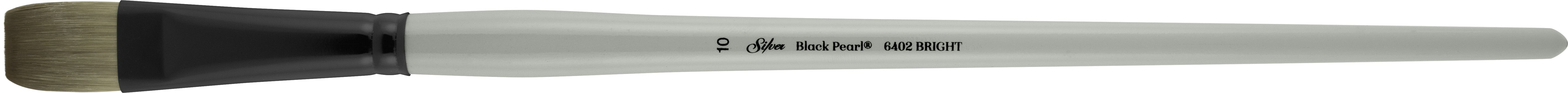 Black Pearl® Bright Paintbrush | Long Handle | 6402 - Size 10