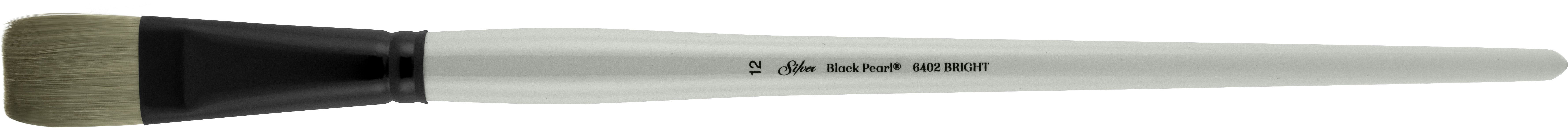Black Pearl® Bright Paintbrush | Long Handle | 6402 - Size 12