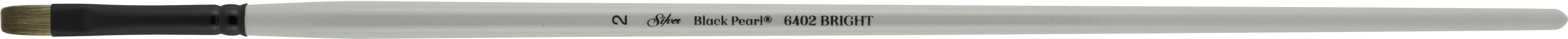 Black Pearl® Bright Paintbrush | Long Handle | 6402 - Size 2