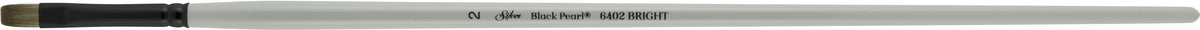 Black Pearl® Bright Paintbrush | Long Handle | 6402 - Size 2