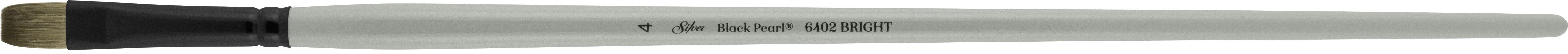 Black Pearl® Bright Paintbrush | Long Handle | 6402 - Size 4