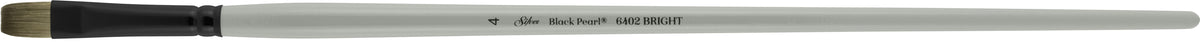 Black Pearl® Bright Paintbrush | Long Handle | 6402 - Size 4