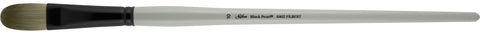 Black Pearl® Filbert Paintbrush | Long Handle | 6403 - Size 10