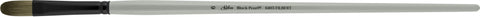 Black Pearl® Filbert Paintbrush | Long Handle | 6403 - Size 6