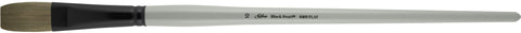 Black Pearl® Flat Paintbrush | Long Handle | 6401 - Size 10