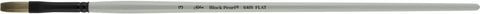 Black Pearl® Flat Paintbrush | Long Handle | 6401 - Size 3