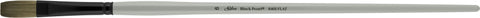 Black Pearl® Flat Paintbrush | Long Handle | 6401 - Size 6