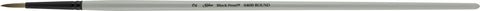 Black Pearl® Round Paintbrush | Long Handle | 6400 - Size 2