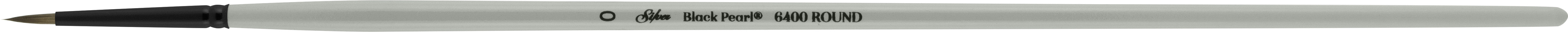 Black Pearl® Round Paintbrush | Long Handle | 6400 - Size