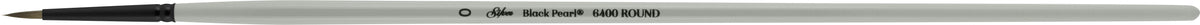Black Pearl® Round Paintbrush | Long Handle | 6400 - Size
