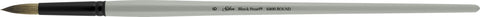 Black Pearl® Round Paintbrush | Long Handle | 6400 - Size 6