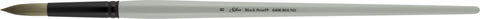Black Pearl® Round Paintbrush | Long Handle | 6400 - Size 8