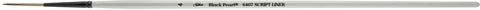 Black Pearl® Script Liner Paintbrush | Long Handle | 6407 - Size 4