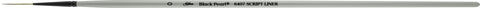 Black Pearl® Script Liner Paintbrush | Long Handle | 6407 - Size