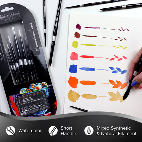 Black Velvet® 7pc Must-Have Rounds Set | Short Handle | WC-3207S - Must-Have Rounds Set