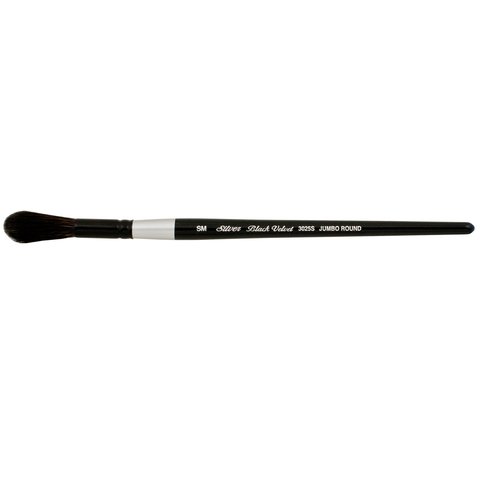 Black Velvet® Jumbo Round Wash Paintbrush | Short Handle | 3025S - Size S