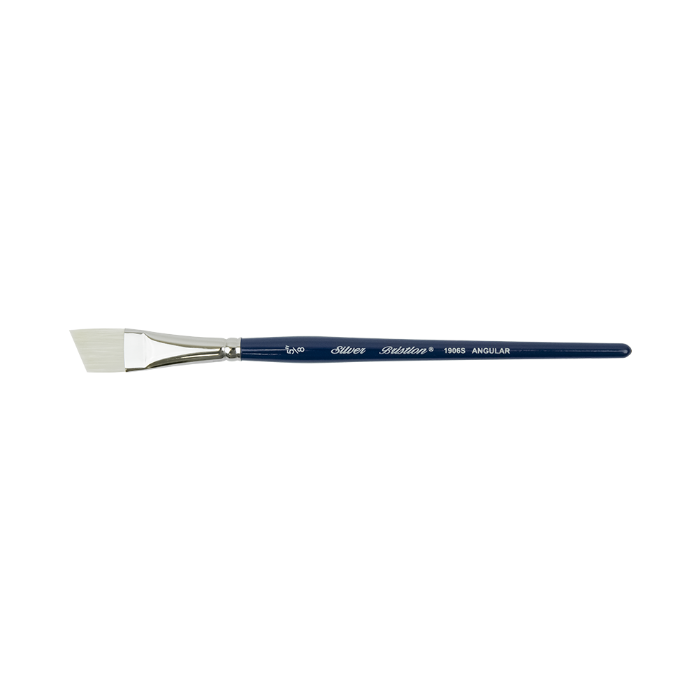 Bristlon® Angle Paintbrush | Short Handle | 1906S - Size 5/8 Inch