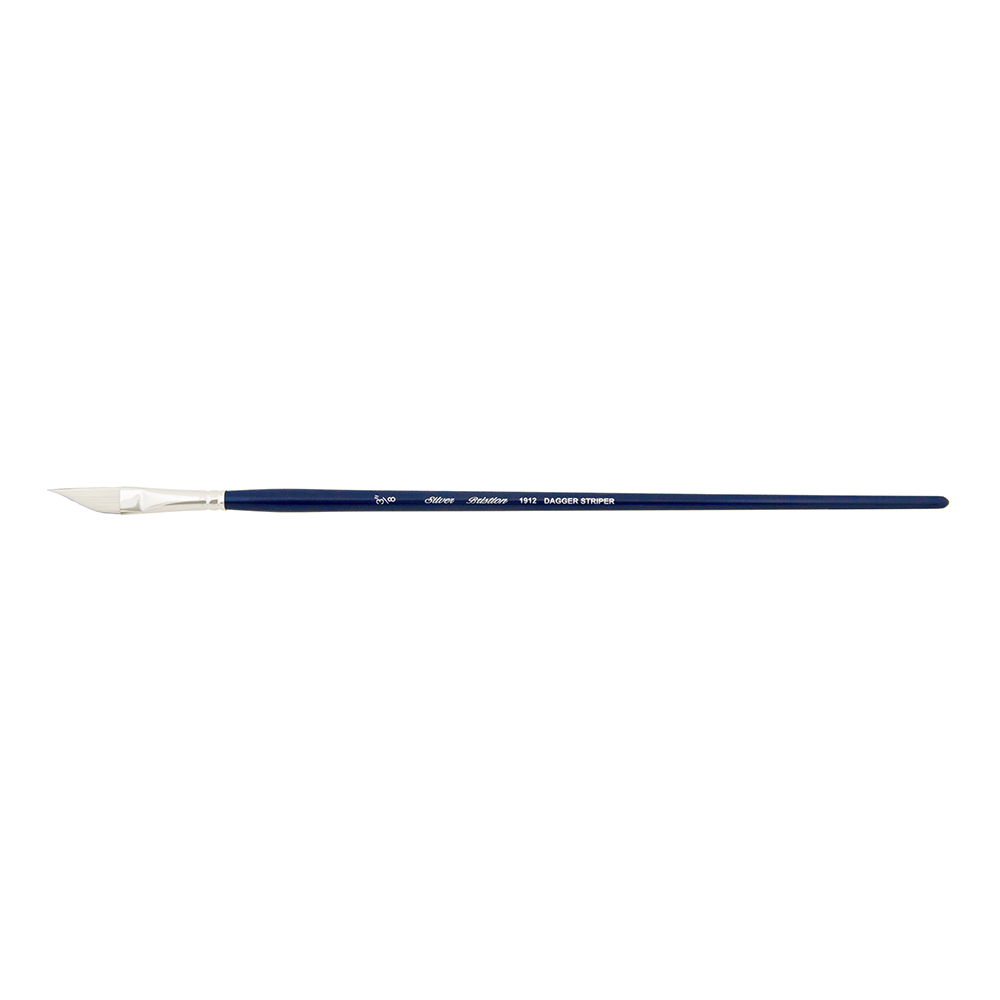 Bristlon® Dagger Striper Paintbrush | Long Handle | 1912 - Size 3/8 Inch