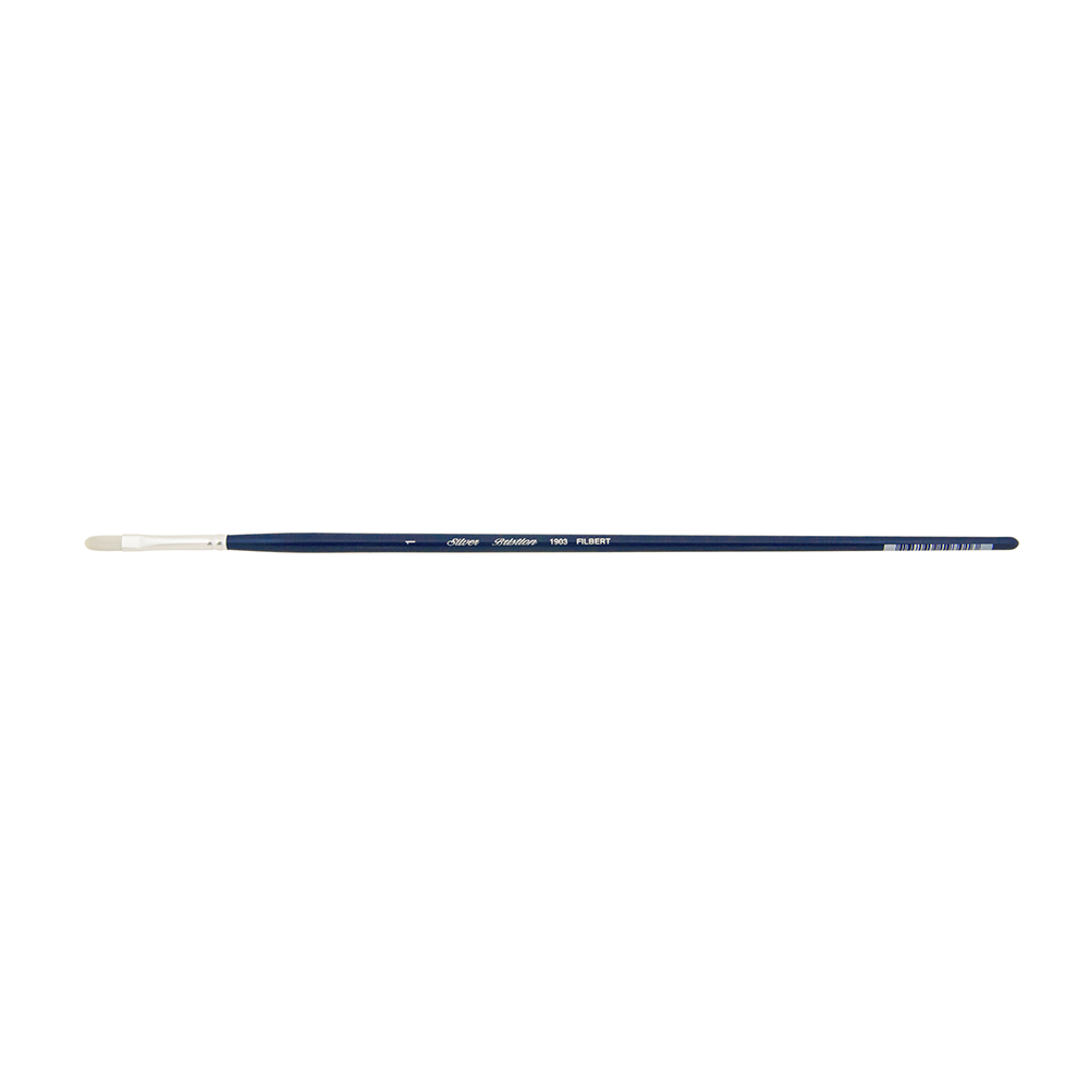 Bristlon® Filbert Paintbrush | Long Handle | 1903 - Size 1