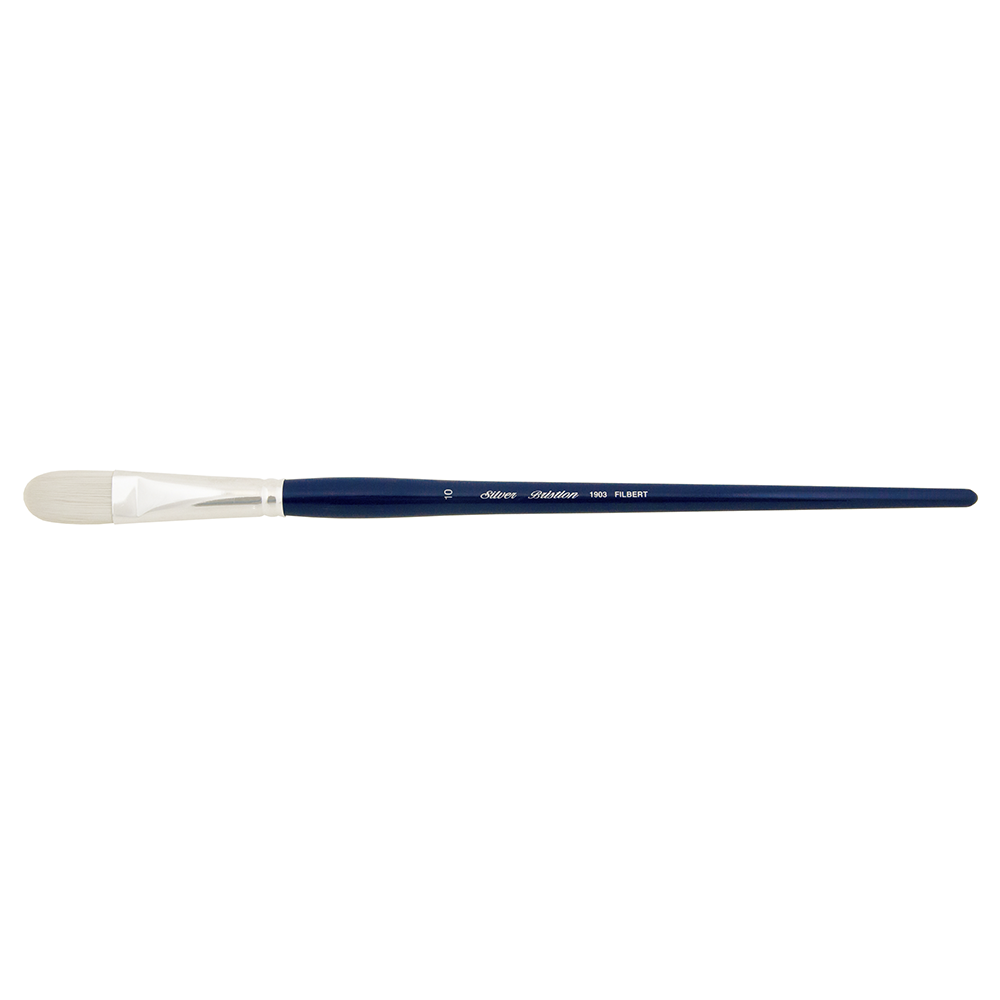 Bristlon® Filbert Paintbrush | Long Handle | 1903 - Size 10