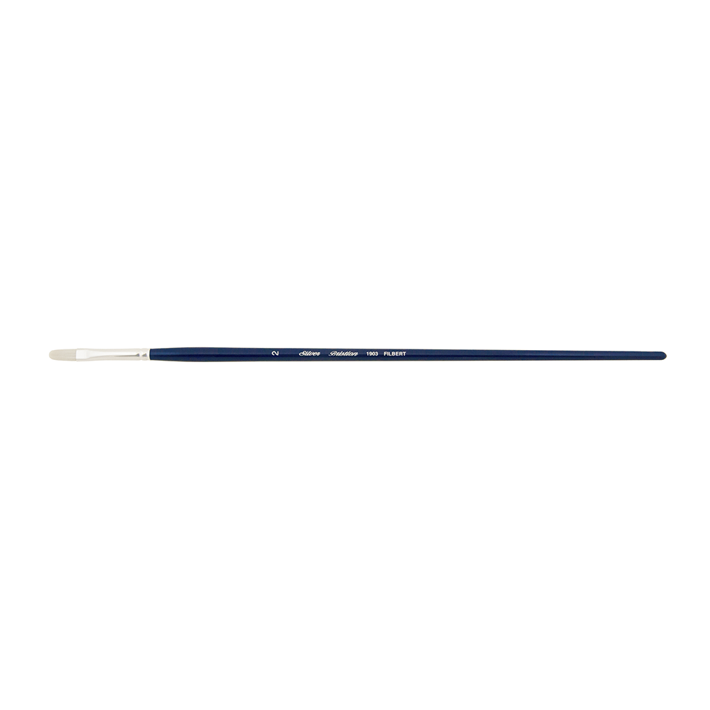 Bristlon® Filbert Paintbrush | Long Handle | 1903 - Size 2