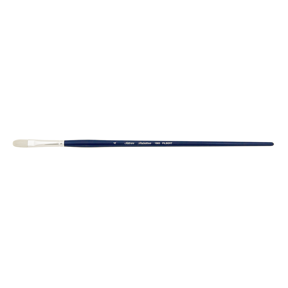 Bristlon® Filbert Paintbrush | Long Handle | 1903 - Size 4