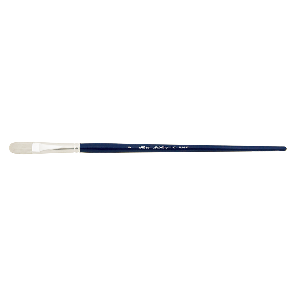 Bristlon® Filbert Paintbrush | Long Handle | 1903 - Size 8