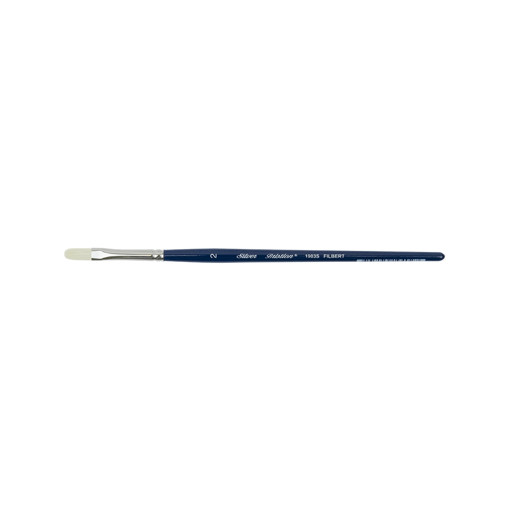 Bristlon® Filbert Paintbrush | Short Handle | 1903S - Size 2