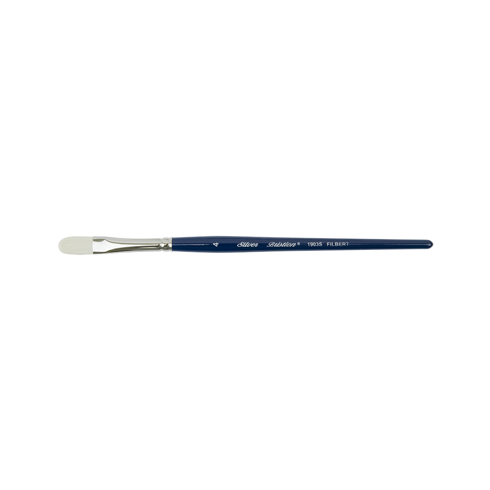 Bristlon® Filbert Paintbrush | Short Handle | 1903S - Size 4