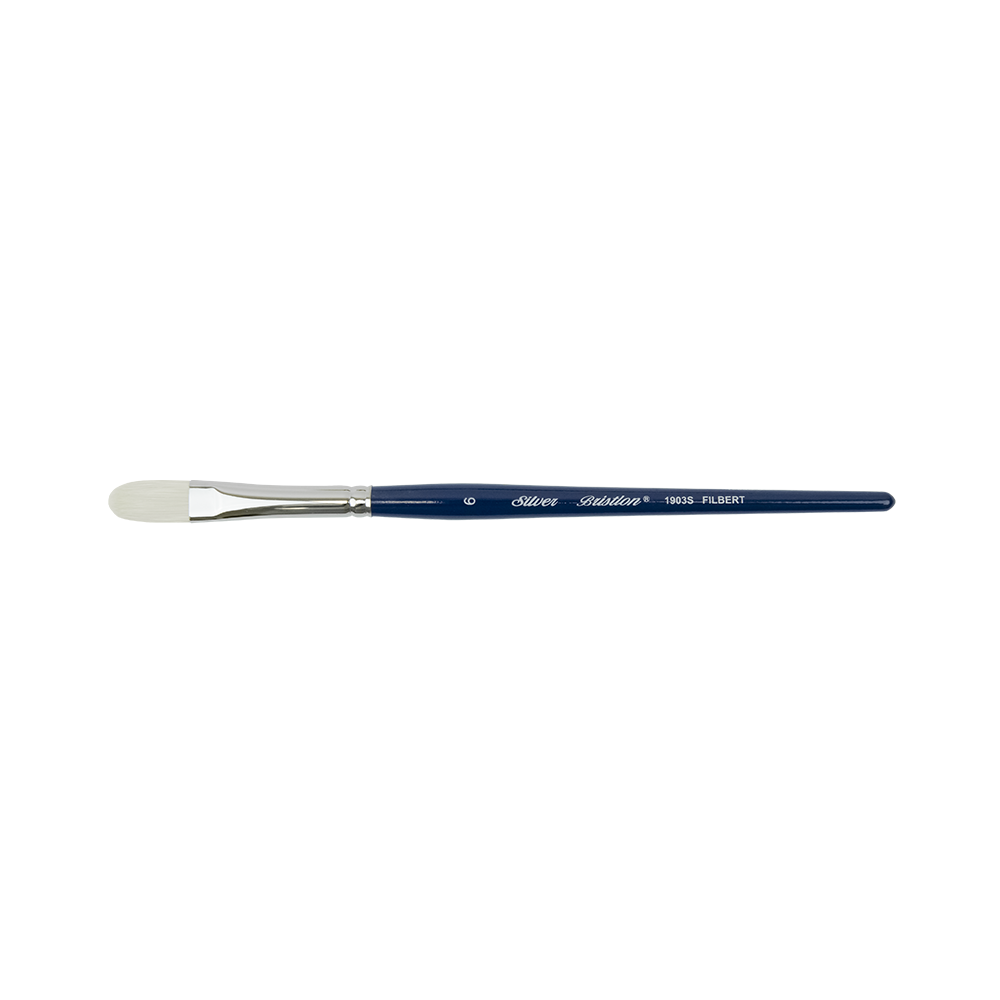 Bristlon® Filbert Paintbrush | Short Handle | 1903S - Size 6
