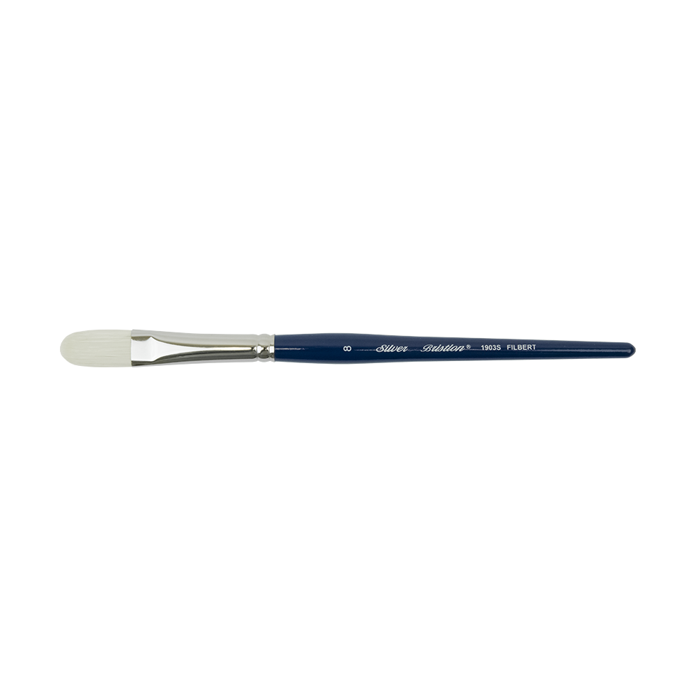 Bristlon® Filbert Paintbrush | Short Handle | 1903S - Size 8