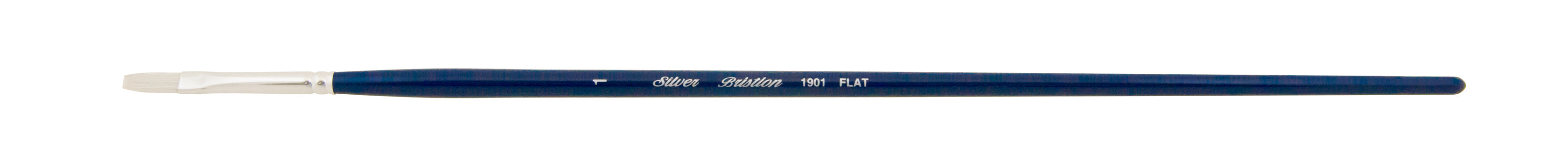 Bristlon® Long Handle Flat Paintbrush | Long Handle | 1901 - Size 1