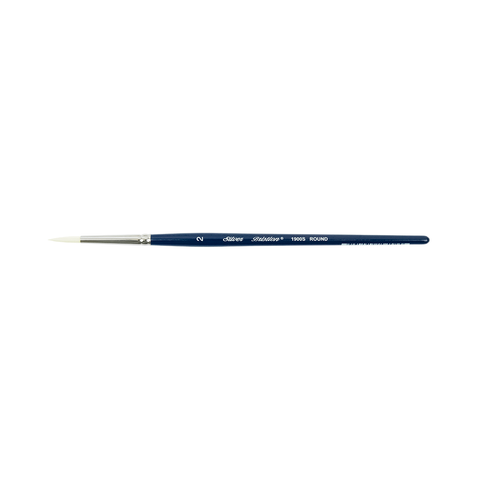 Bristlon® Round Paintbrush | Short Handle | 1900S - Size 2
